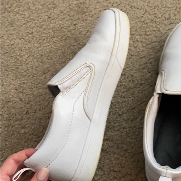 white slip on shoes - Picture 5 of 6
